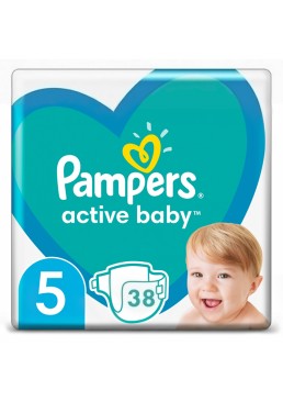 Подгузники детские Pampers Active Baby, размер 5 (11–16 кг), 38 шт